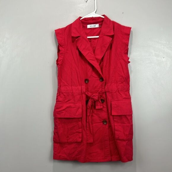 Do + Be sleeveless button down tunic top - Picture 5 of 7